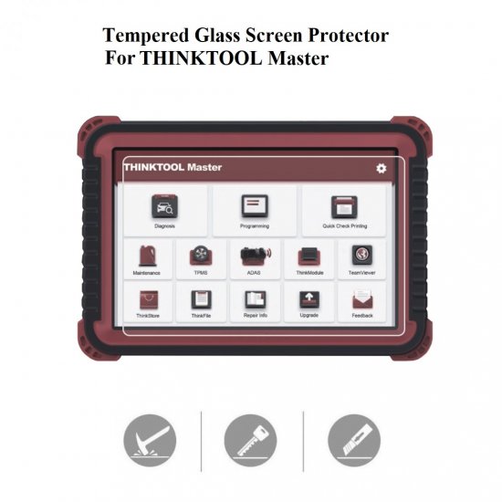 Tempered Glass Screen Protector Cover for THINKTOOL Master - Click Image to Close
